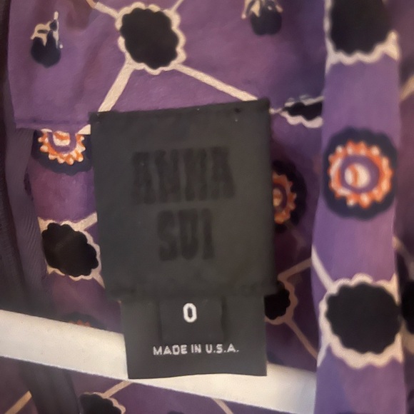 Anna Sui Silk Cape Maxi Dress - Picture 5 of 6